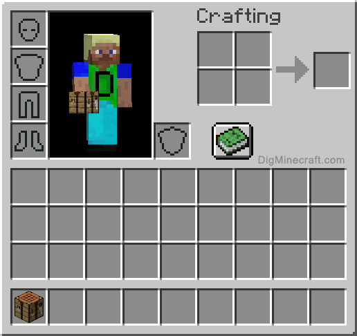 Completed crafting table