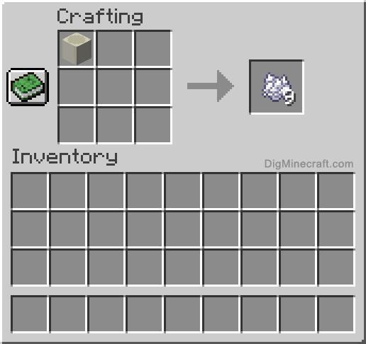 Crafting recipe for bone meal