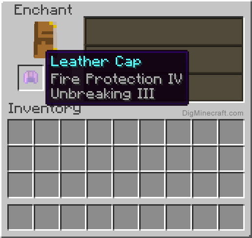 Completed enchanted leather cap