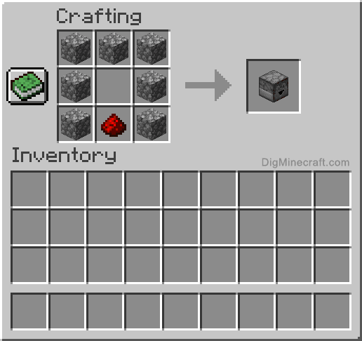 Crafting recipe for dropper