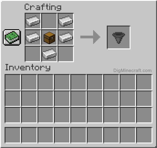 How To Make A Hopper In Minecraft