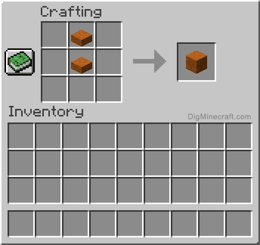 Crafting recipe for chiseled red sandstone