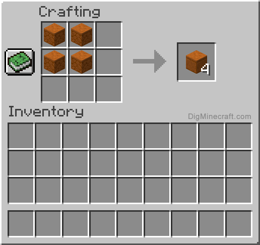 Crafting recipe for cut red sandstone