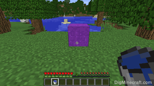 make purple concrete
