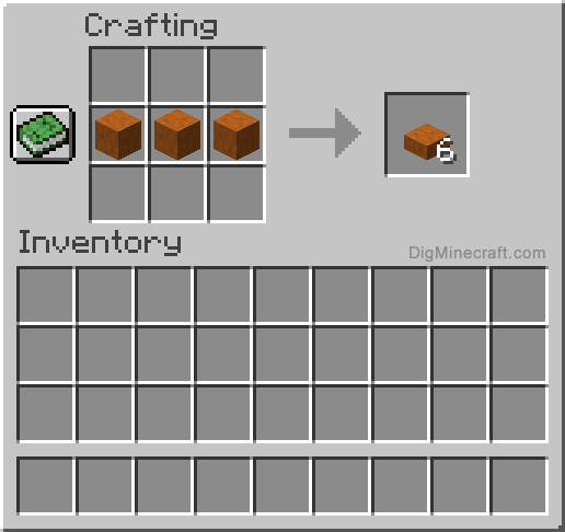 Crafting recipe for smooth red sandstone slab
