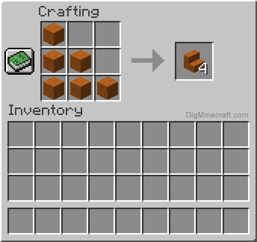 Crafting recipe for smooth red sandstone stairs