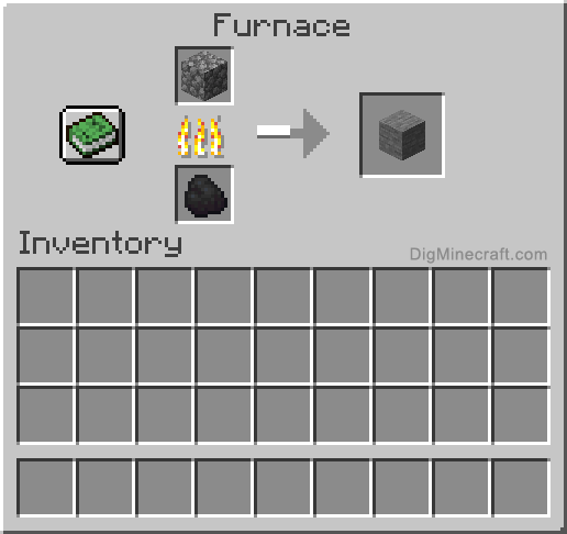 Crafting recipe for stone