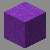 purple concrete powder