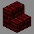 red nether brick stairs