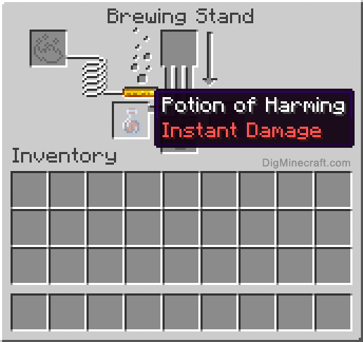 Completed potion of harming