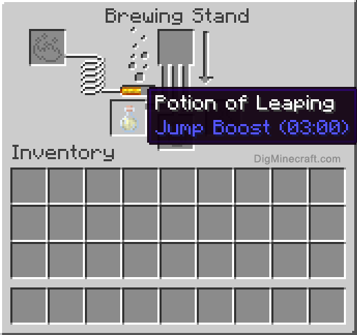Completed potion of leaping