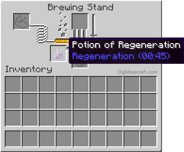 Completed potion of regeneration