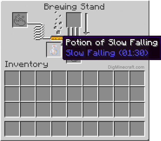 Completed potion of slow falling