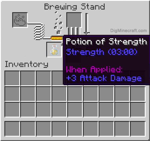 Completed potion of strength