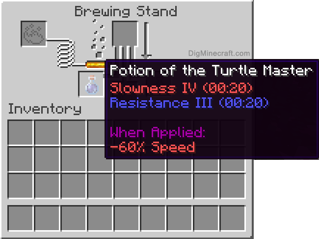 Completed potion of the turtle master