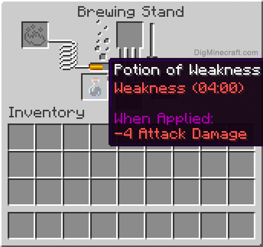 Completed potion of weakness (extended)