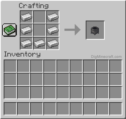 How To Make A Cauldron In Minecraft