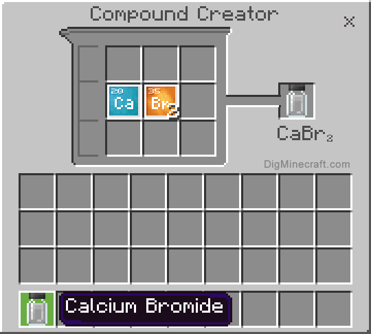 Completed calcium bromide compound
