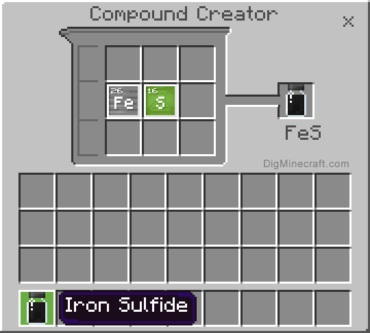 Completed iron sulfide compound