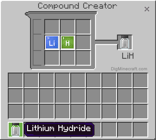 Completed lithium hydride compound