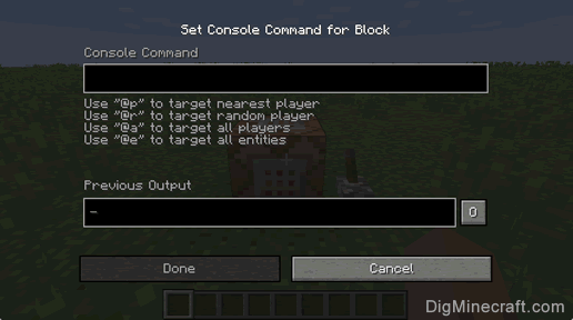 Use Command Block To Give An Enchanted Diamond Sword