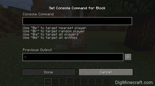 Use Command Block to Teleport Player