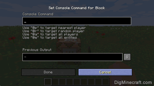 Use Command Block To Summon Zombie With Diamond Armor And Sword