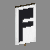 letter f banner
