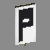 letter p banner
