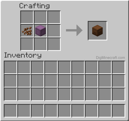 Crafting recipe for brown shulker box