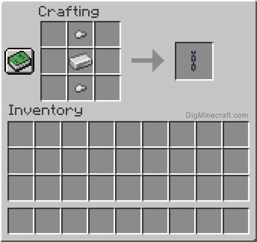 Crafting recipe for chain