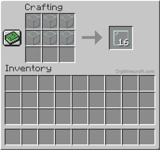 How to Make Glass Pane in Minecraft Survival Mode (Fast Recipe Tutorial) 