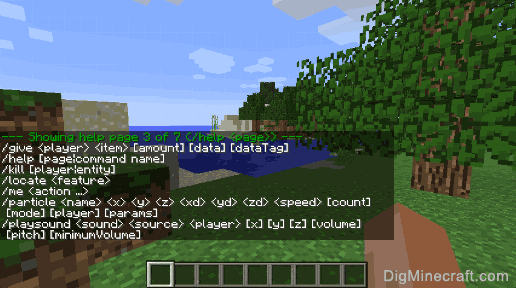 How To Use The Help Command In Minecraft