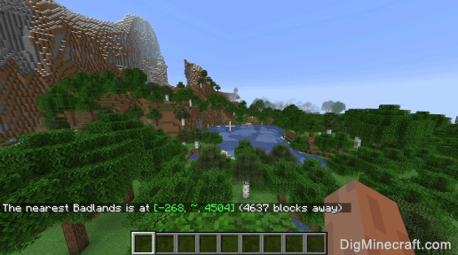completed locatebiome command