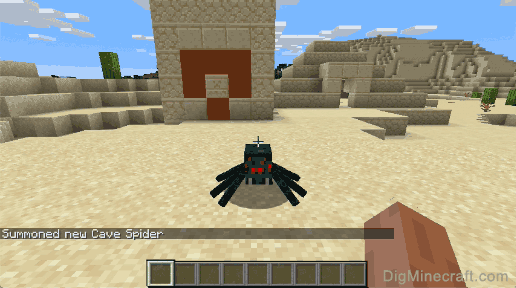 completed summon cave spider