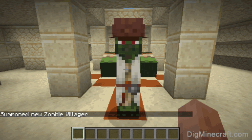completed summon zombie villager