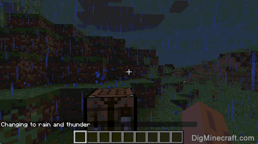 How to Set Weather to Thunder in Minecraft