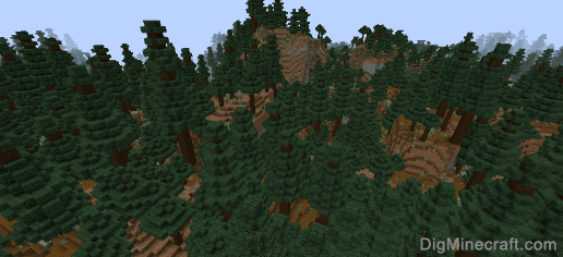 giant spruce taiga hills biome