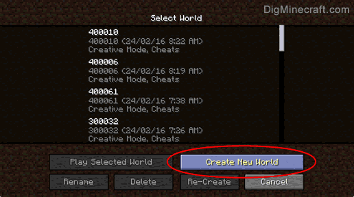 How to Create a World with a Seed in Minecraft
