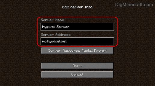 how to connect to minecraft server