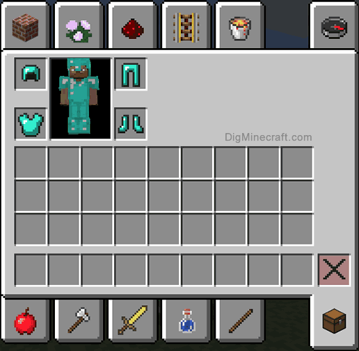 How to Put on Armor in Minecraft