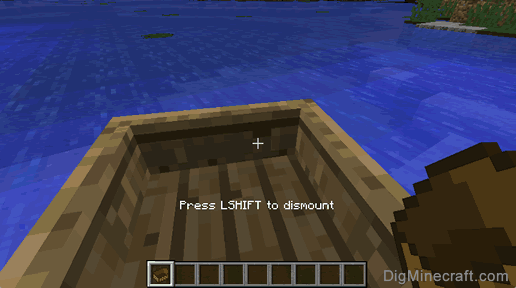 How To Exit Boat Minecraft