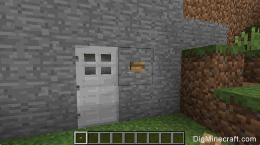 How To Open Iron Doors In Minecraft