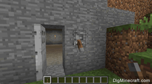 how to open an iron door