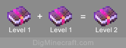 increase the level of an enchanted book example
