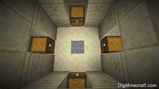 inside of pyramid chests