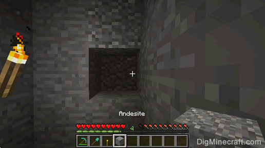 How to make Andesite in Minecraft