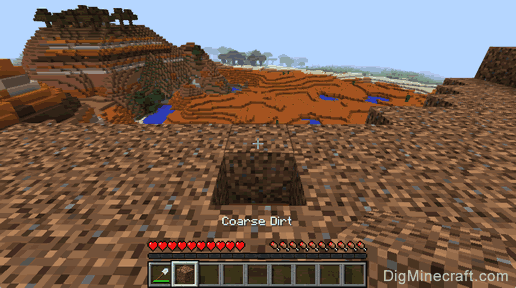 How to make Coarse Dirt in Minecraft
