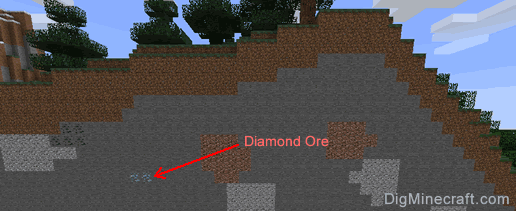 diamond ore location