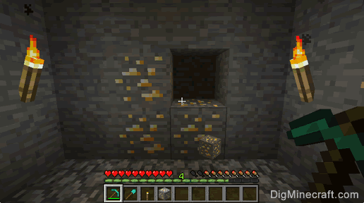 gold ore dropped